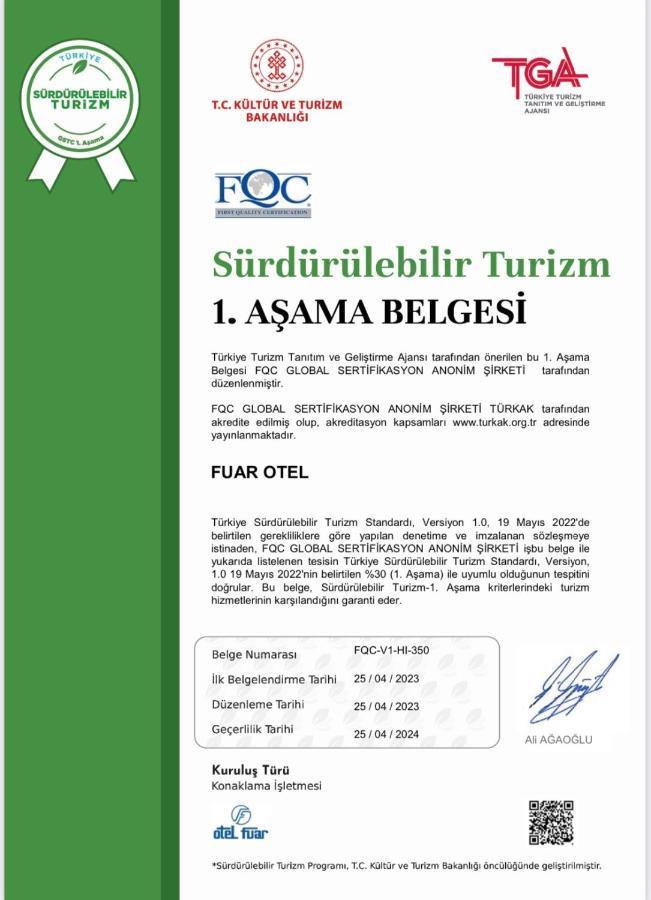Fuar Hotel Κωνσταντινούπολη Εξωτερικό φωτογραφία